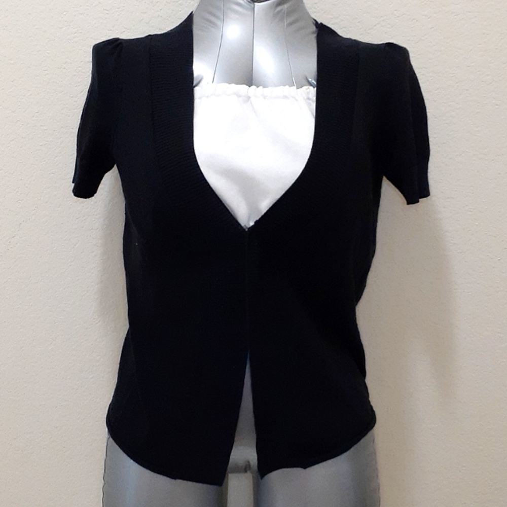 Puff Sleeves Vintage Cardigan